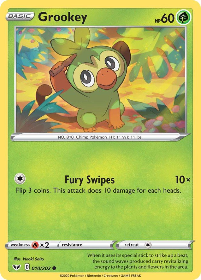 Carte Pokémon: Grookey [Ouistempo]