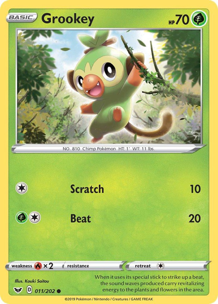 Carte Pokémon: Grookey [Ouistempo]