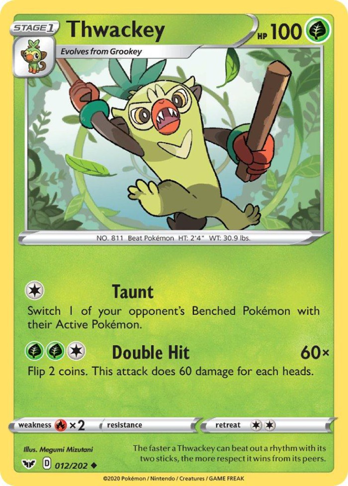 Carte Pokémon: Thwackey [Badabouin]