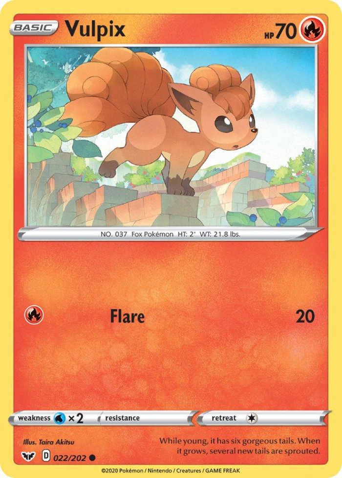 Carte Pokémon: Vulpix [Goupix]