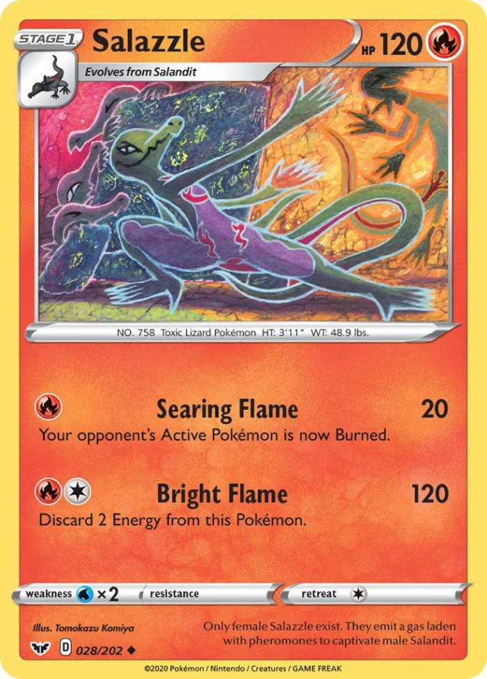 Carte Pokémon: Salazzle [Malamandre]