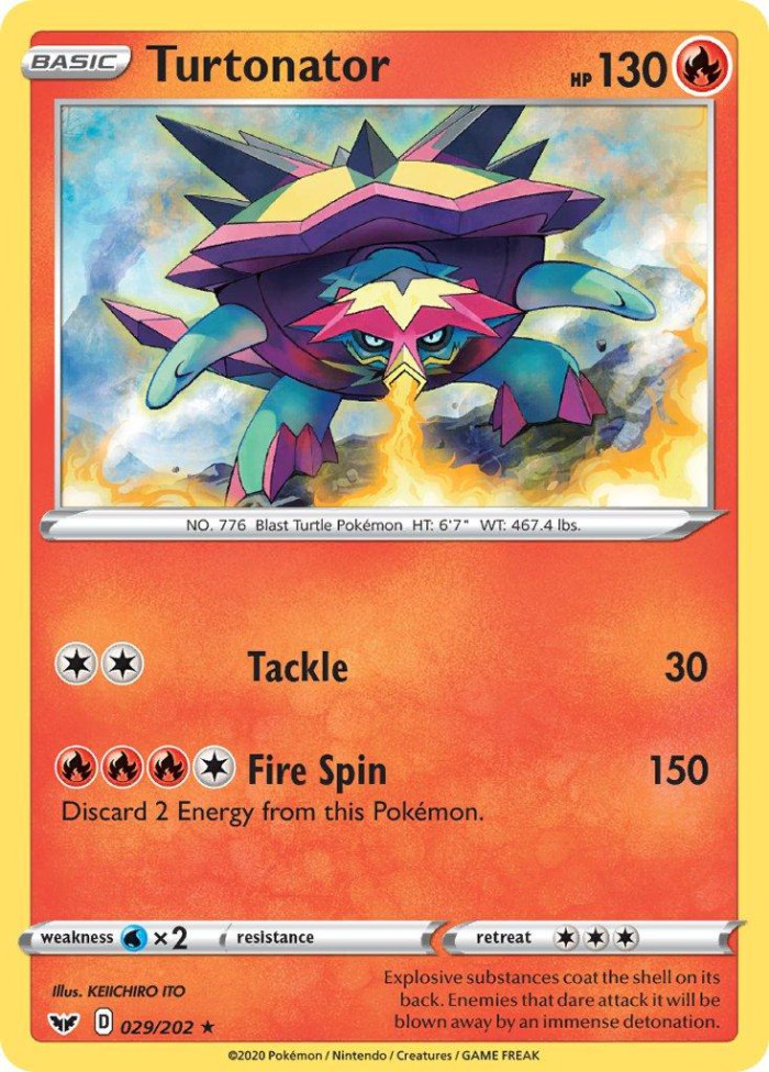 Carte Pokémon: Turtonator [Boumata]