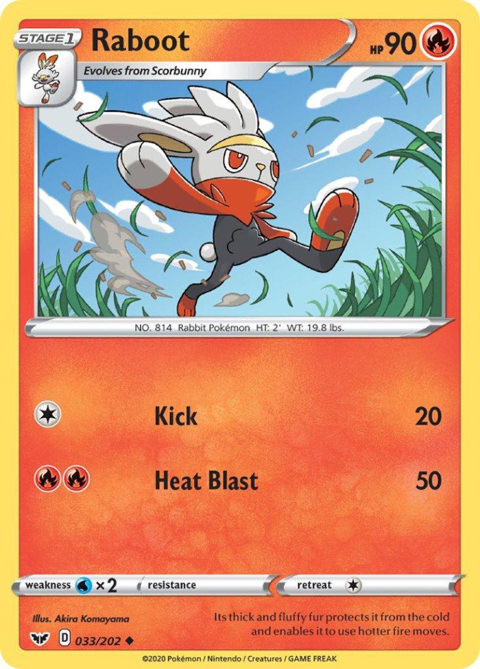 Carte Pokémon: Raboot [Lapyro]