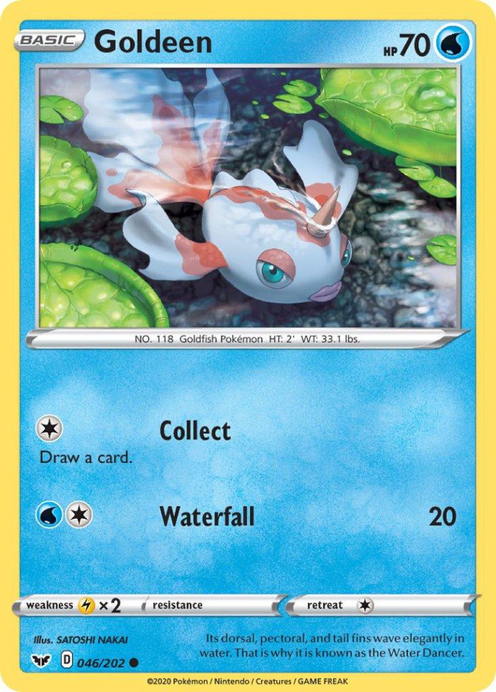 Carte Pokémon: Goldeen [Poissirène]