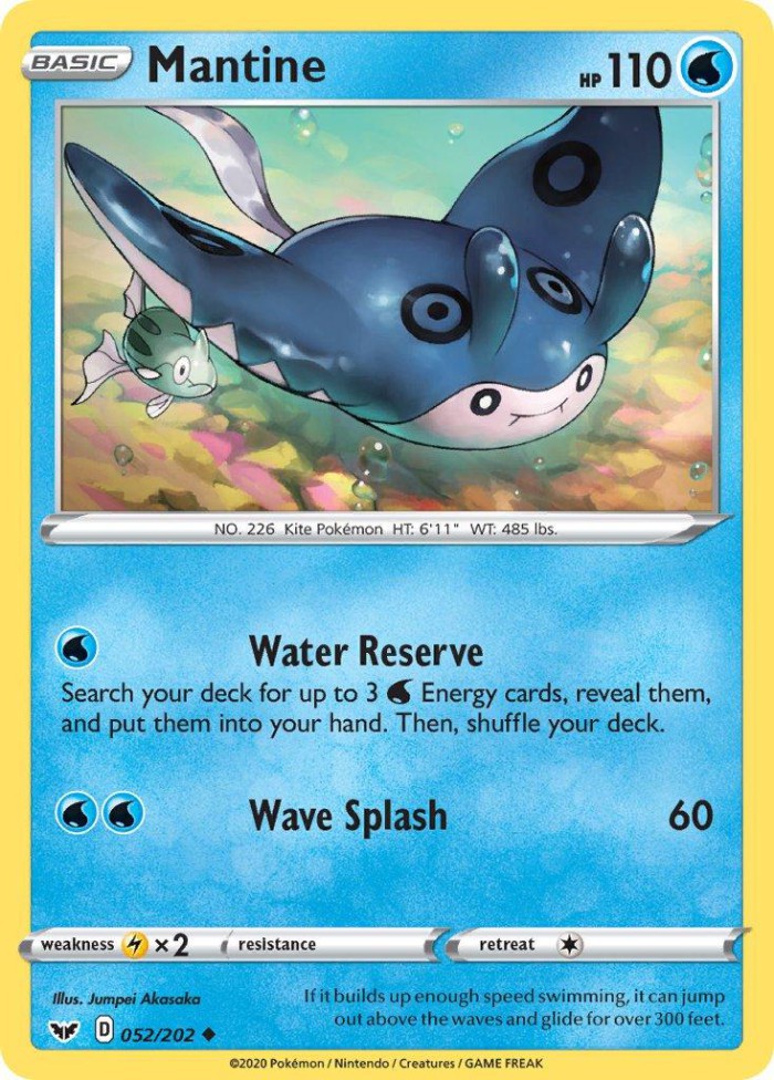 Carte Pokémon: Mantine [Démanta]