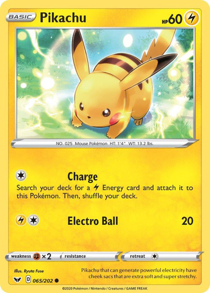 Carte Pokémon: Pikachu [Pikachu]