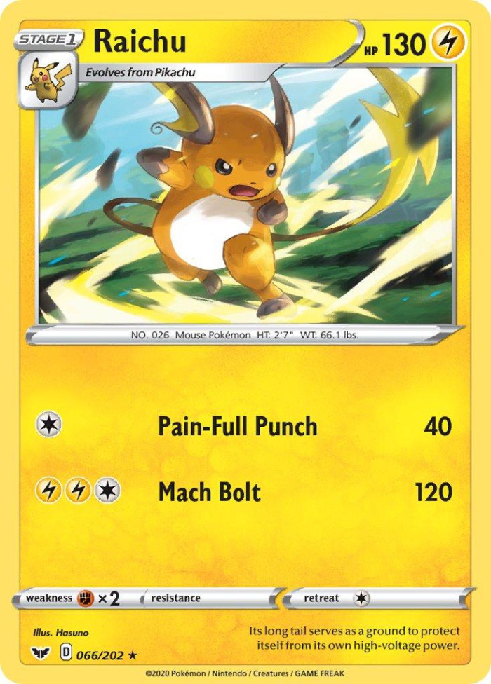 Carte Pokémon: Raichu [Raichu]