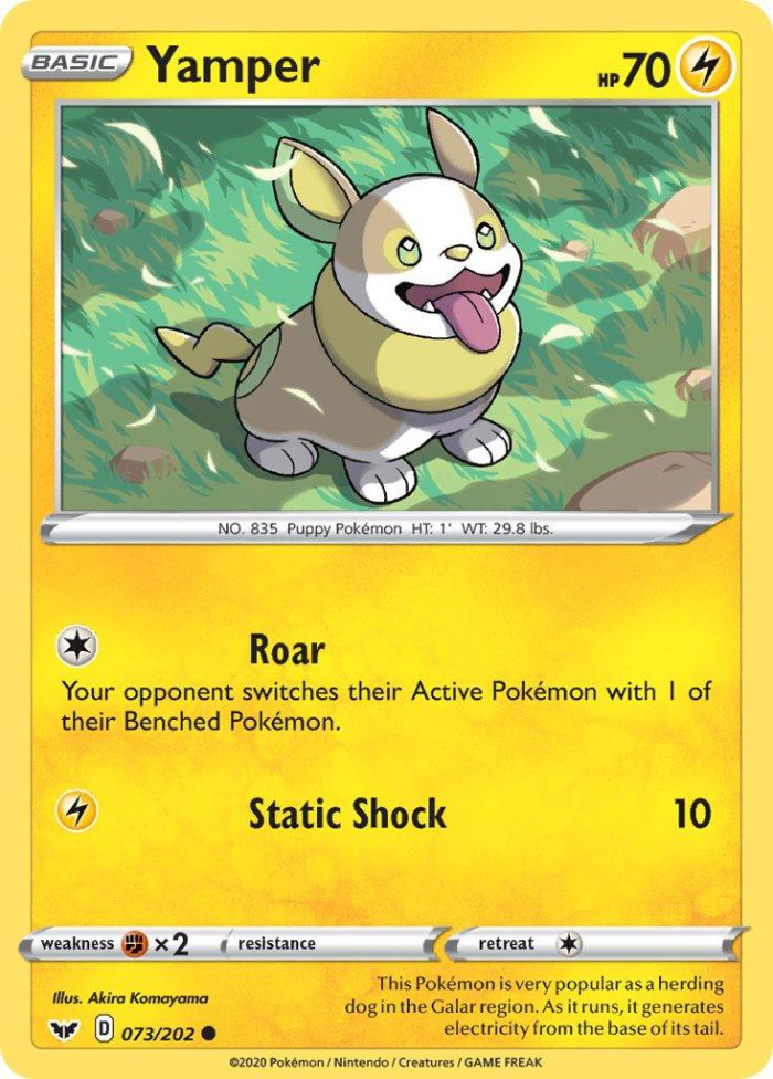 Carte Pokémon: Yamper [Voltoutou]