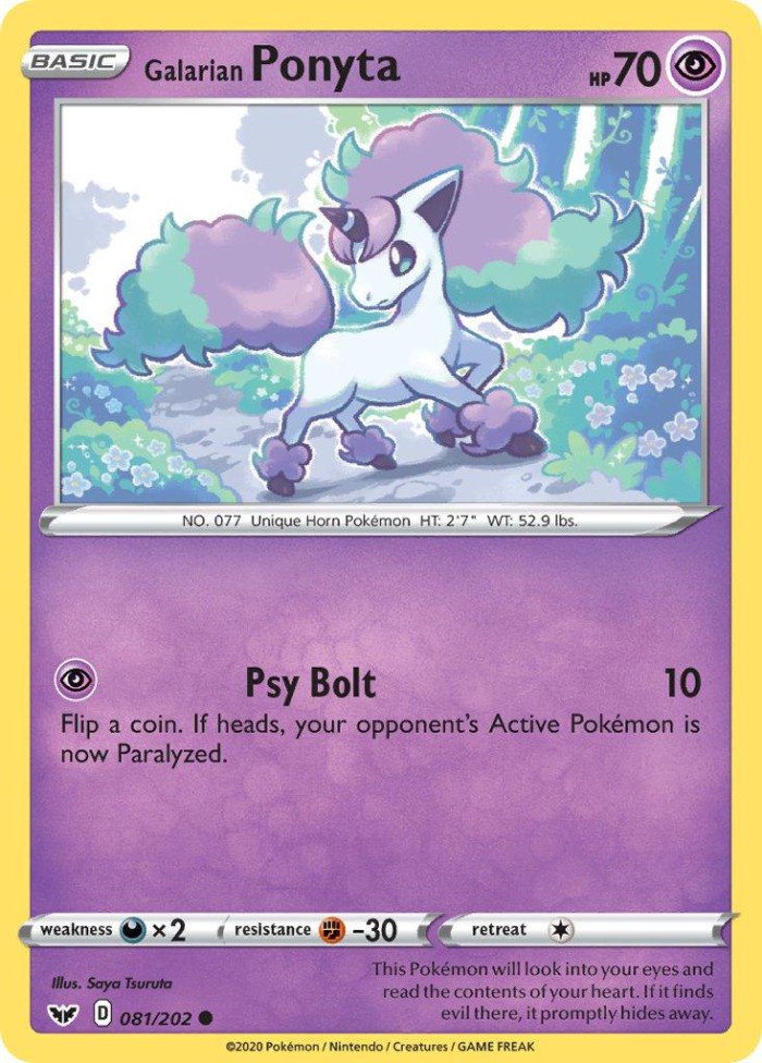 Carte Pokémon: Galarian Ponyta [Ponyta de Galar]