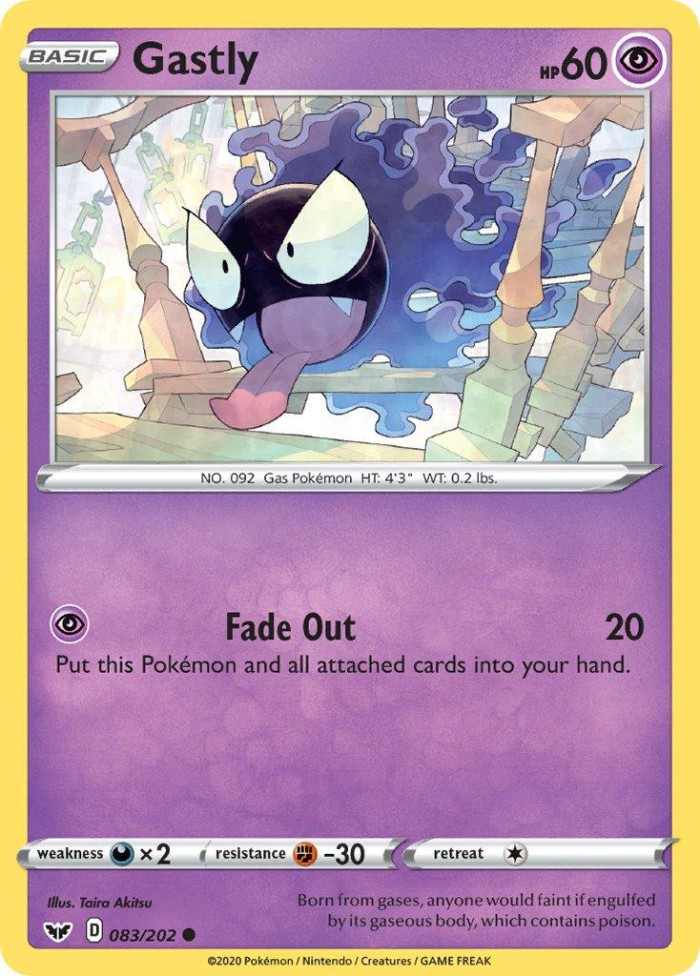 Carte Pokémon: Gastly [Fantominus]