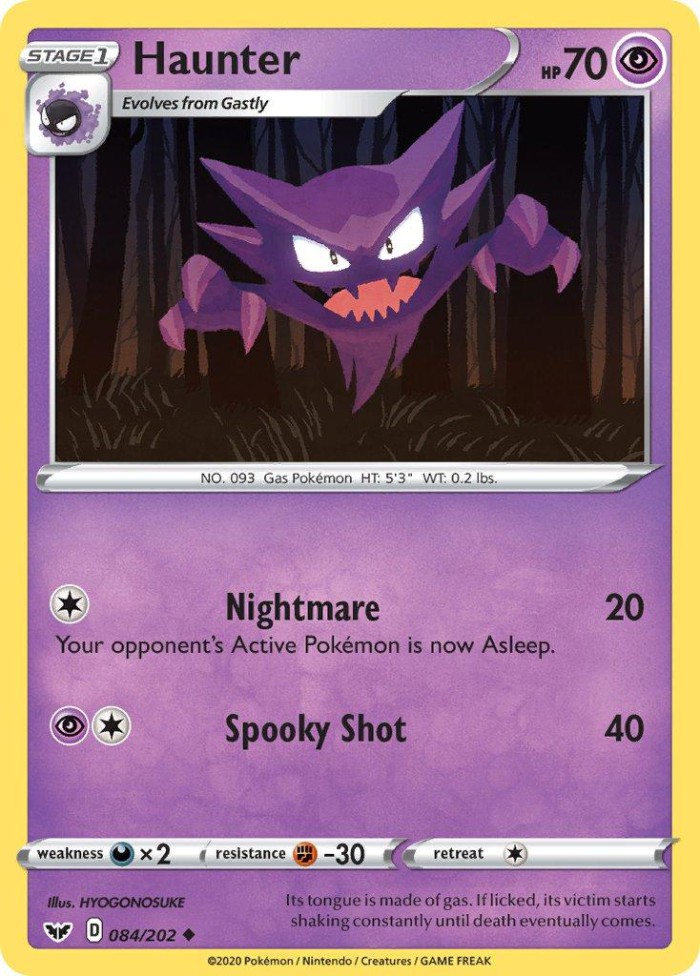 Carte Pokémon: Haunter [Spectrum]