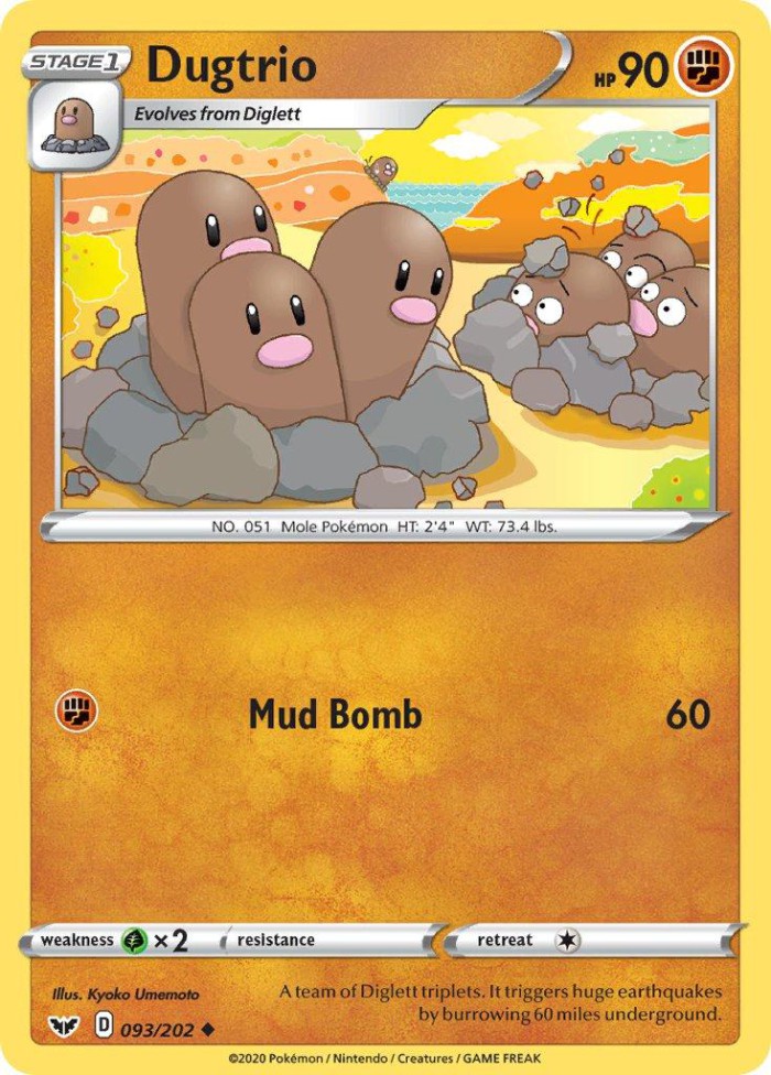 Carte Pokémon: Dugtrio [Triopikeur]