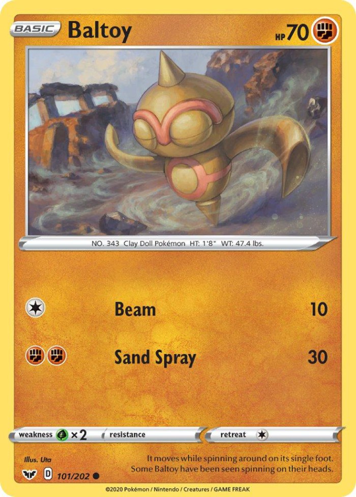 Carte Pokémon: Baltoy [Balbuto]