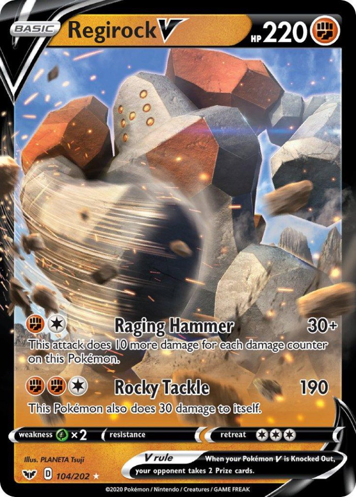 Carte Pokémon: Regirock V [Regirock V]