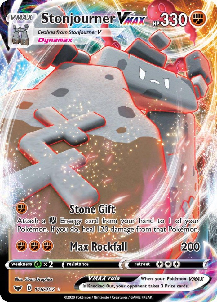 Carte Pokémon: Stonjourner VMAX [Dolman VMAX]