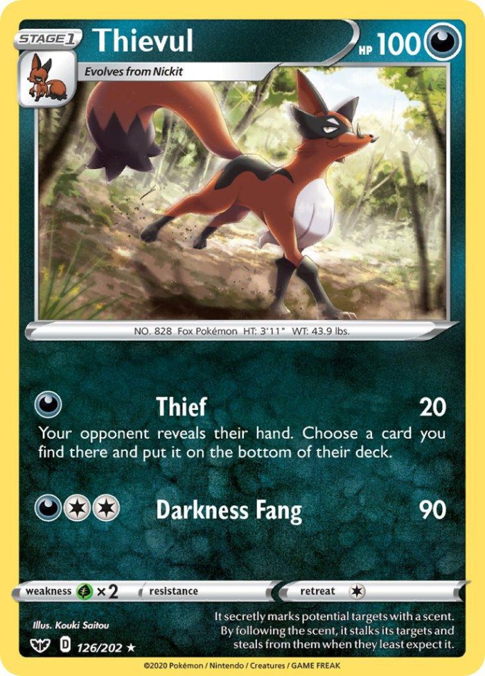 Carte Pokémon: Thievul [Roublenard]