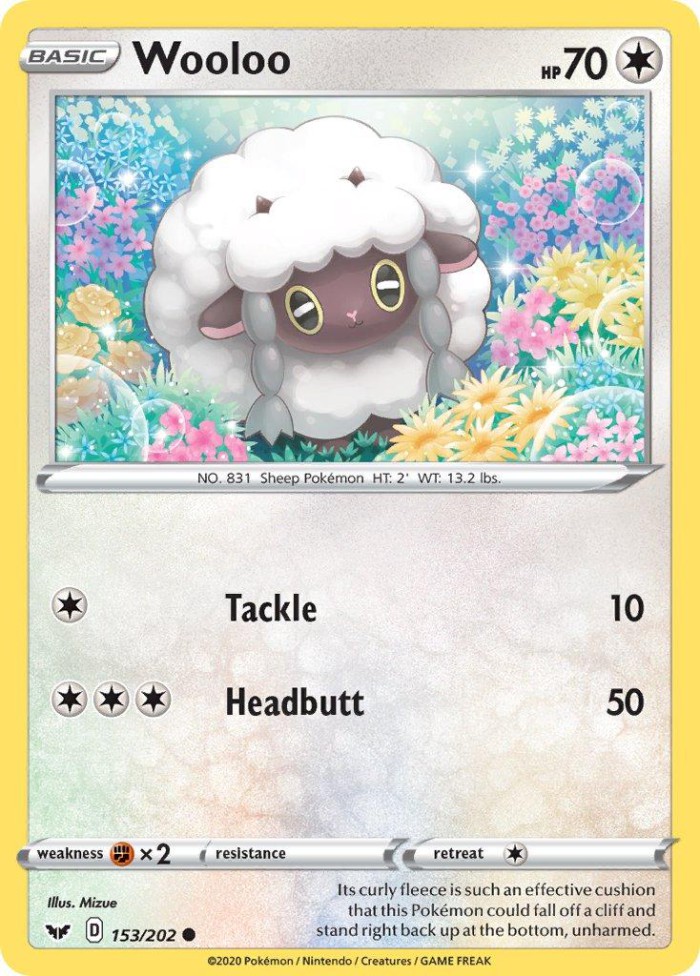 Carte Pokémon: Wooloo [Moumouton]