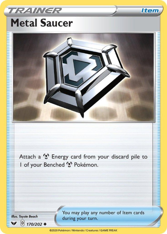 Carte Pokémon: Metal Saucer [Écusson Métal]