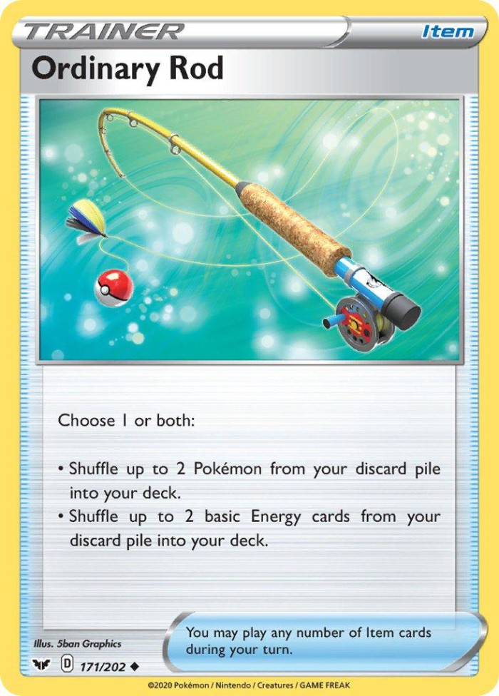 Carte Pokémon: Ordinary Rod [Canne Ordinaire]