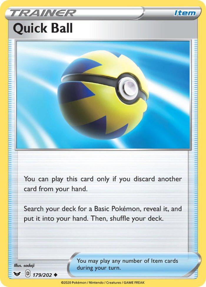 Carte Pokémon: Quick Ball [Rapide Ball]