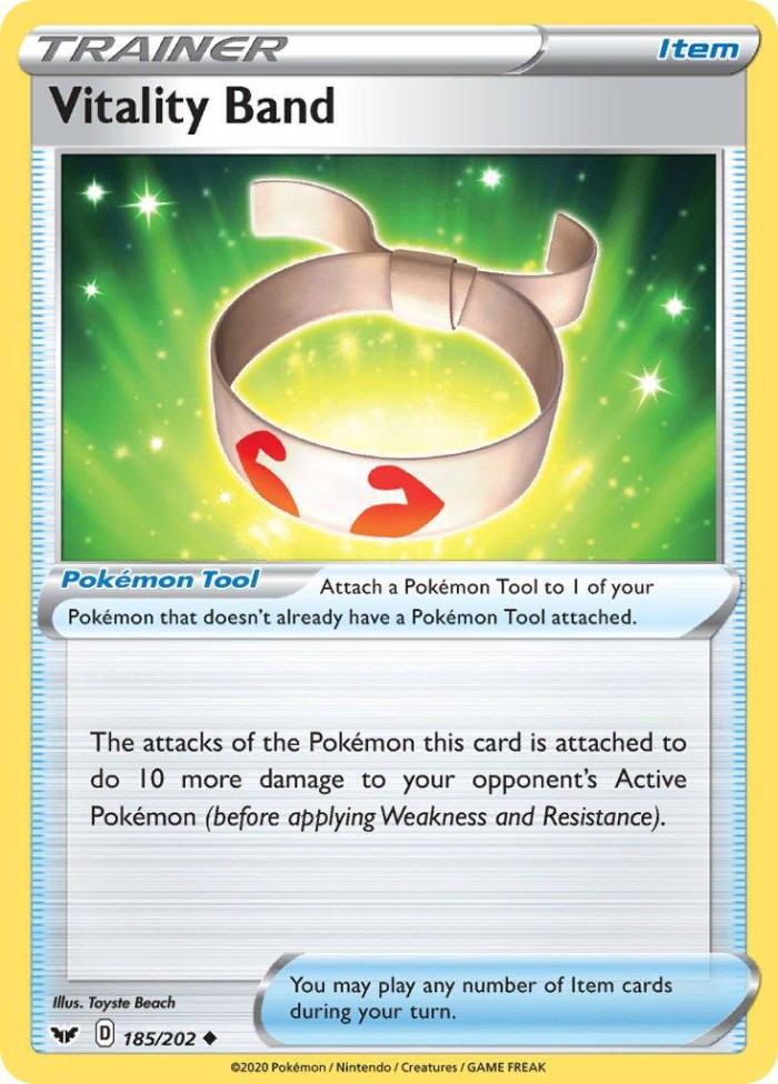 Carte Pokémon: Vitality Band [Bandeau Vitalité]