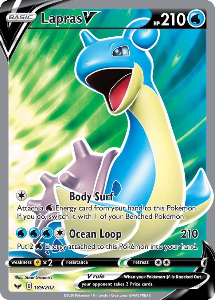 Carte Pokémon: Lapras V [Lokhlass V]