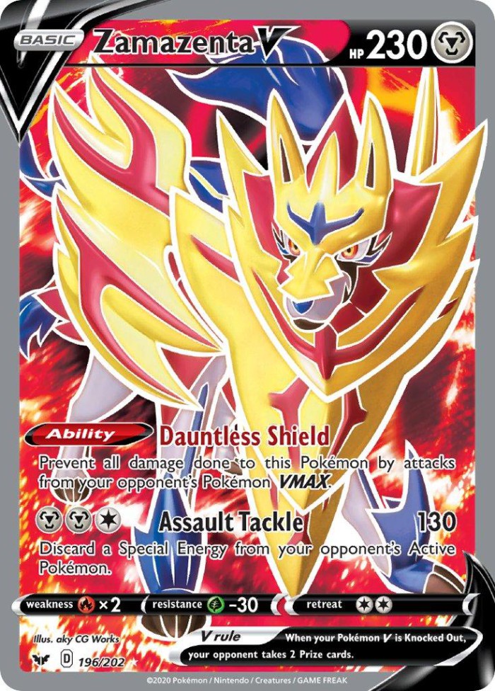 Carte Pokémon: Zamazenta V [Zamazenta V]