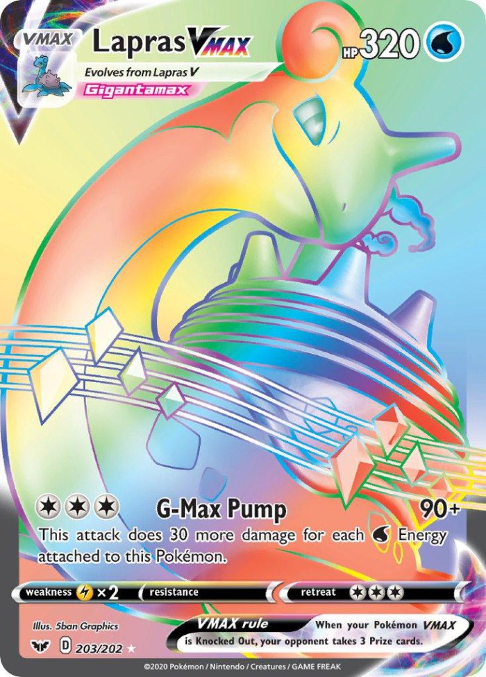 Carte Pokémon: Lapras VMAX [Lokhlass VMAX]