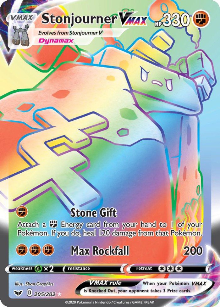 Carte Pokémon: Stonjourner VMAX [Dolman VMAX]