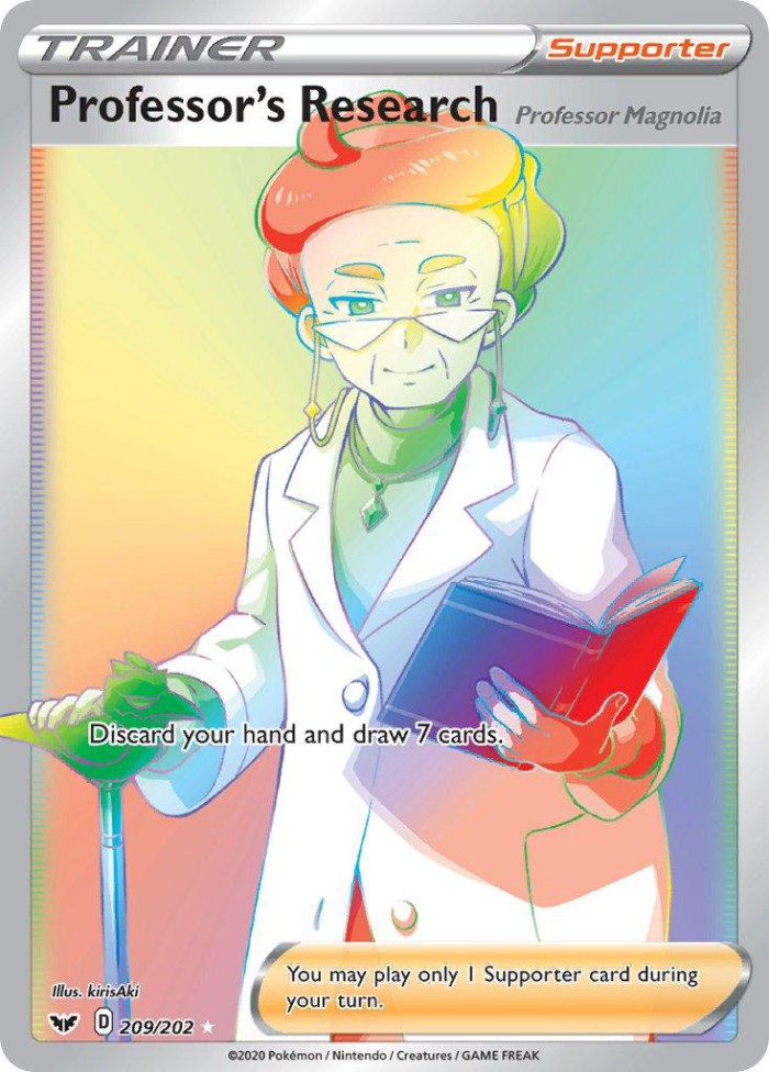 Carte Pokémon: Professor's Research [Recherches Professorales]