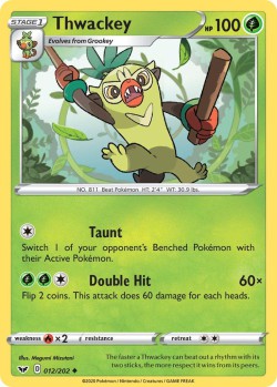 Carte Pokémon: Thwackey