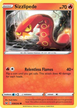 Carte Pokémon: Sizzlipede