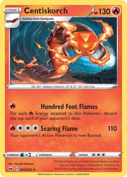 Carte Pokémon: Centiskorch