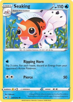 Carte Pokémon: Seaking