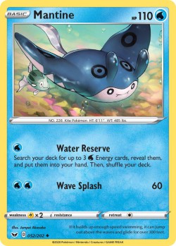 Carte Pokémon: Mantine