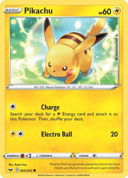 Carte Pokémon: Pikachu