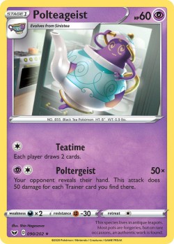 Carte Pokémon: Polteageist