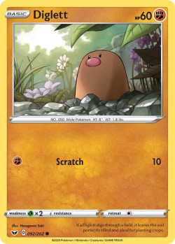 Carte Pokémon: Diglett