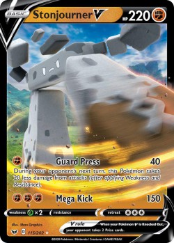 Carte Pokémon: Stonjourner V