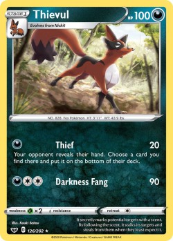 Carte Pokémon: Thievul