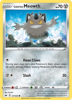 Carte Pokémon: Galarian Meowth