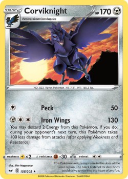 Carte Pokémon: Corviknight