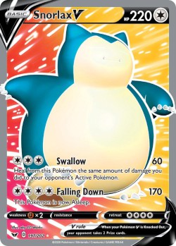 Carte Pokémon: Snorlax V