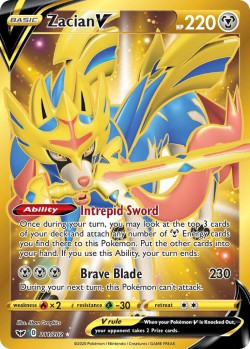 Carte Pokémon: Zacian V