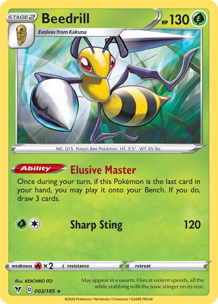 Carte Pokémon: Beedrill [Dardagnan]