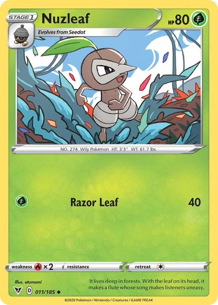 Carte Pokémon: Nuzleaf [Pifeuil]