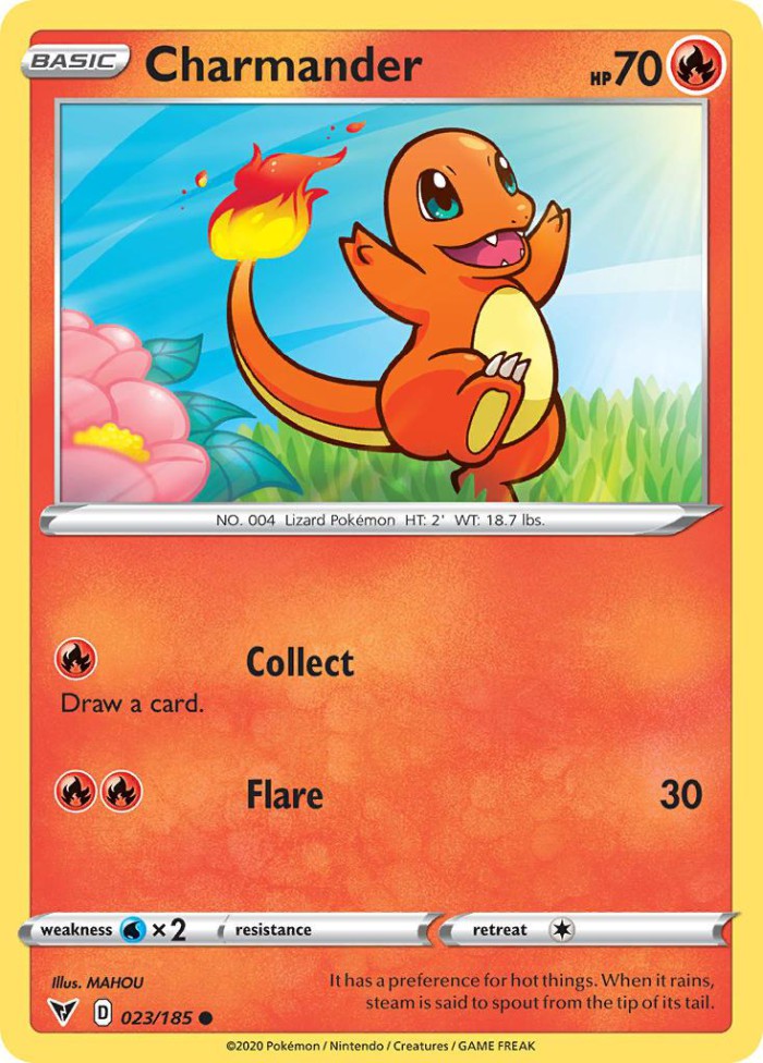 Carte Pokémon: Charmander [Salamèche]