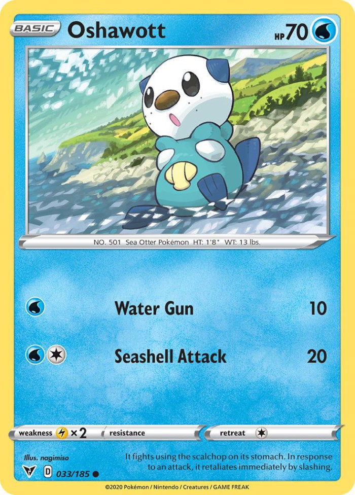 Carte Pokémon: Oshawott [Moustillon]