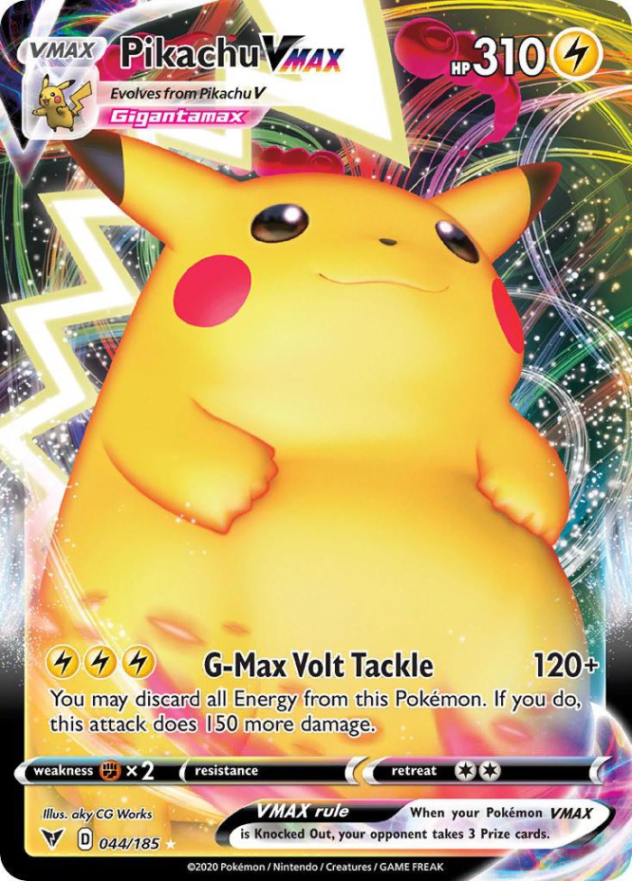 Carte Pokémon: Pikachu VMAX [Pikachu VMAX]