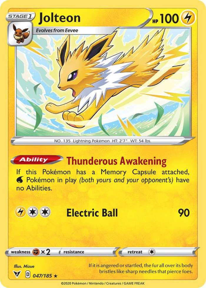 Carte Pokémon: Jolteon [Voltali]